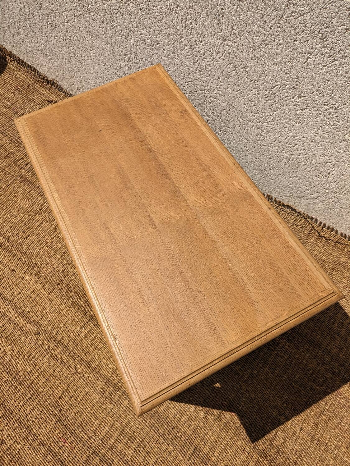 Light oak coffee table