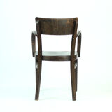 Thonet office armchair in oak, Czechoslovakia circa 1930s