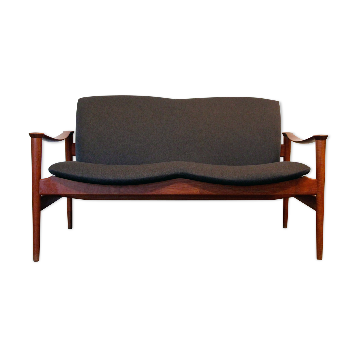 Sofa Loveseat 711 by Fredrik Kayser for Vatne Lenestolfabrikk, 1960
