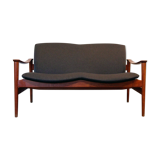 Sofa Loveseat 711 by Fredrik Kayser for Vatne Lenestolfabrikk, 1960