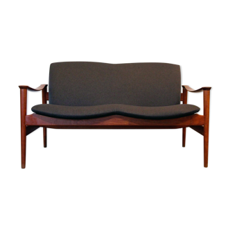 Canapé Loveseat 711 par Fredrik Kayser pour Vatne Lenestolfabrikk, 1960