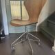 Arne Jacobsen 3117 work chair, rare first edition, by Fritz Hansen, 1960.
