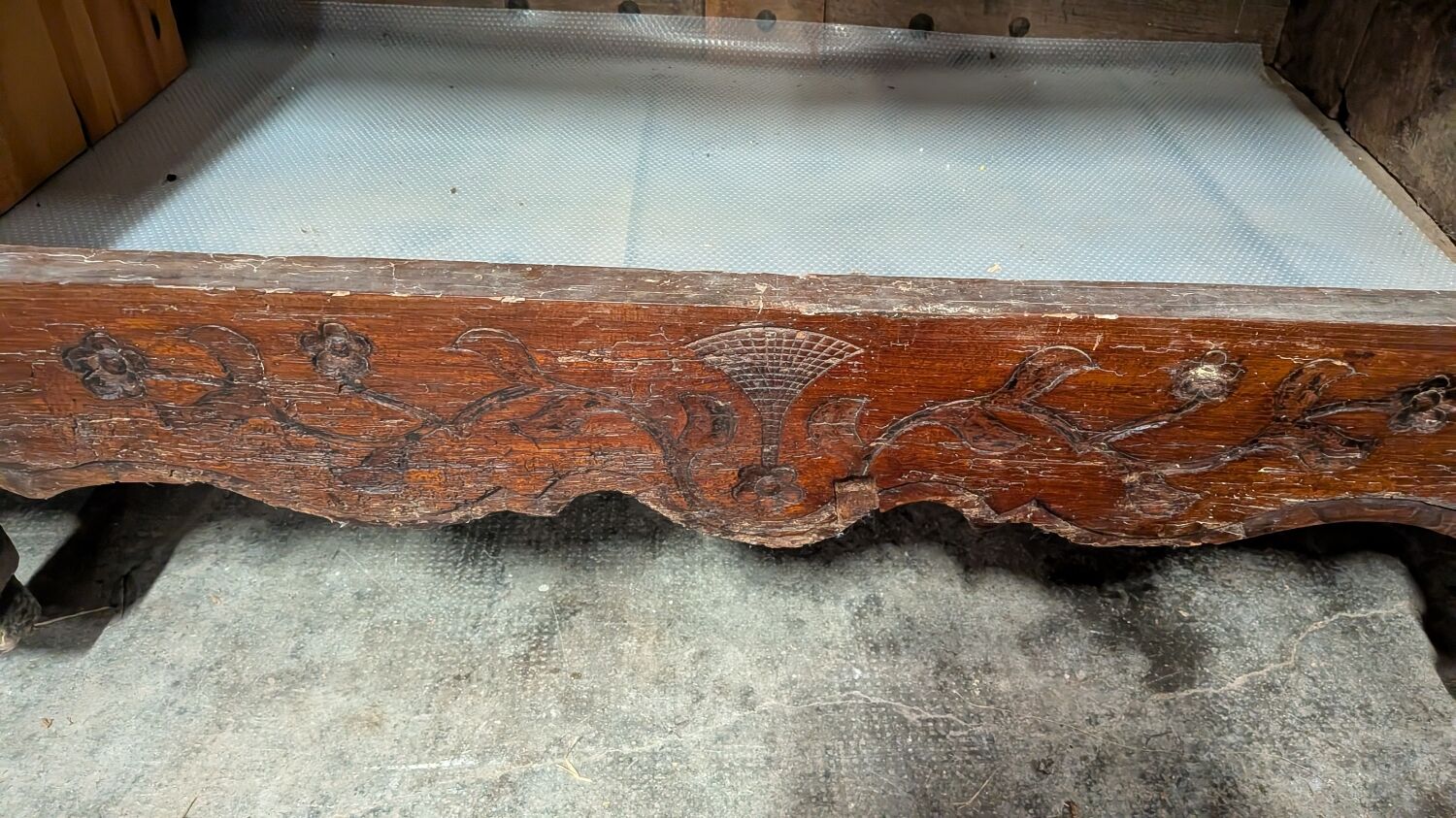 Rare Louis XV enfilade with 6 doors