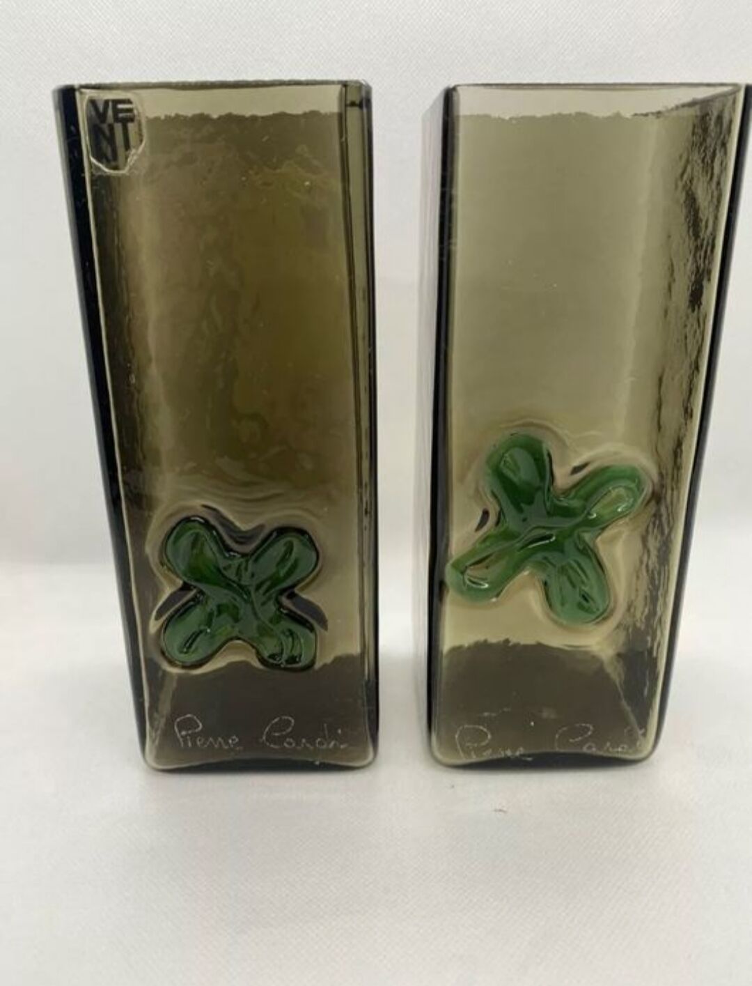 Pair of vases Pierre Cardin house Venini