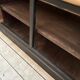 Two-piece cabinet in solid cherry wood
