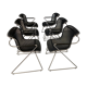 Set of 6 chairs "Penelope" by Charles Pollock for Castelli design year 1980