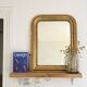 Small Louis-Philippe gilded mirror with mercury glass 48x60cm