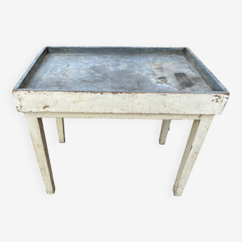 Table de remportage zinc