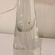 Mid-century crystal glass table lamp by Vicke Lindstrand, Kosta, Sweden.