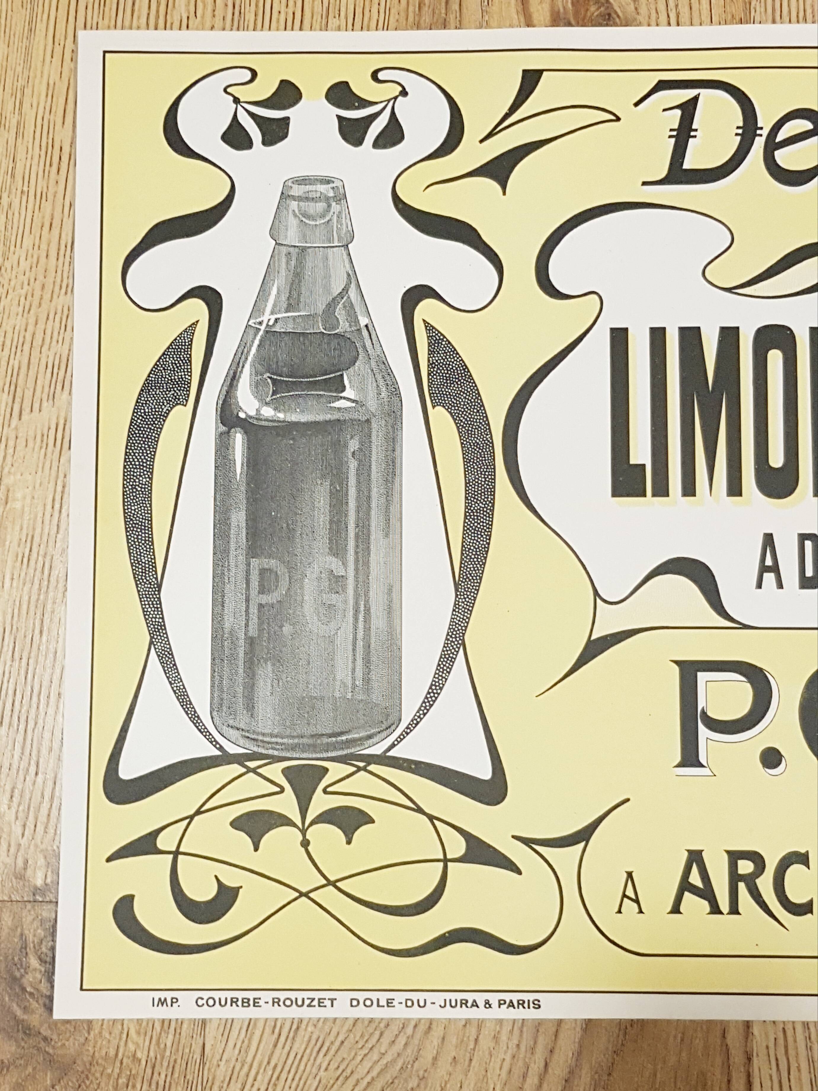 Vintage leminade advertising poster