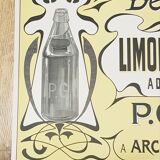 Vintage leminade advertising poster