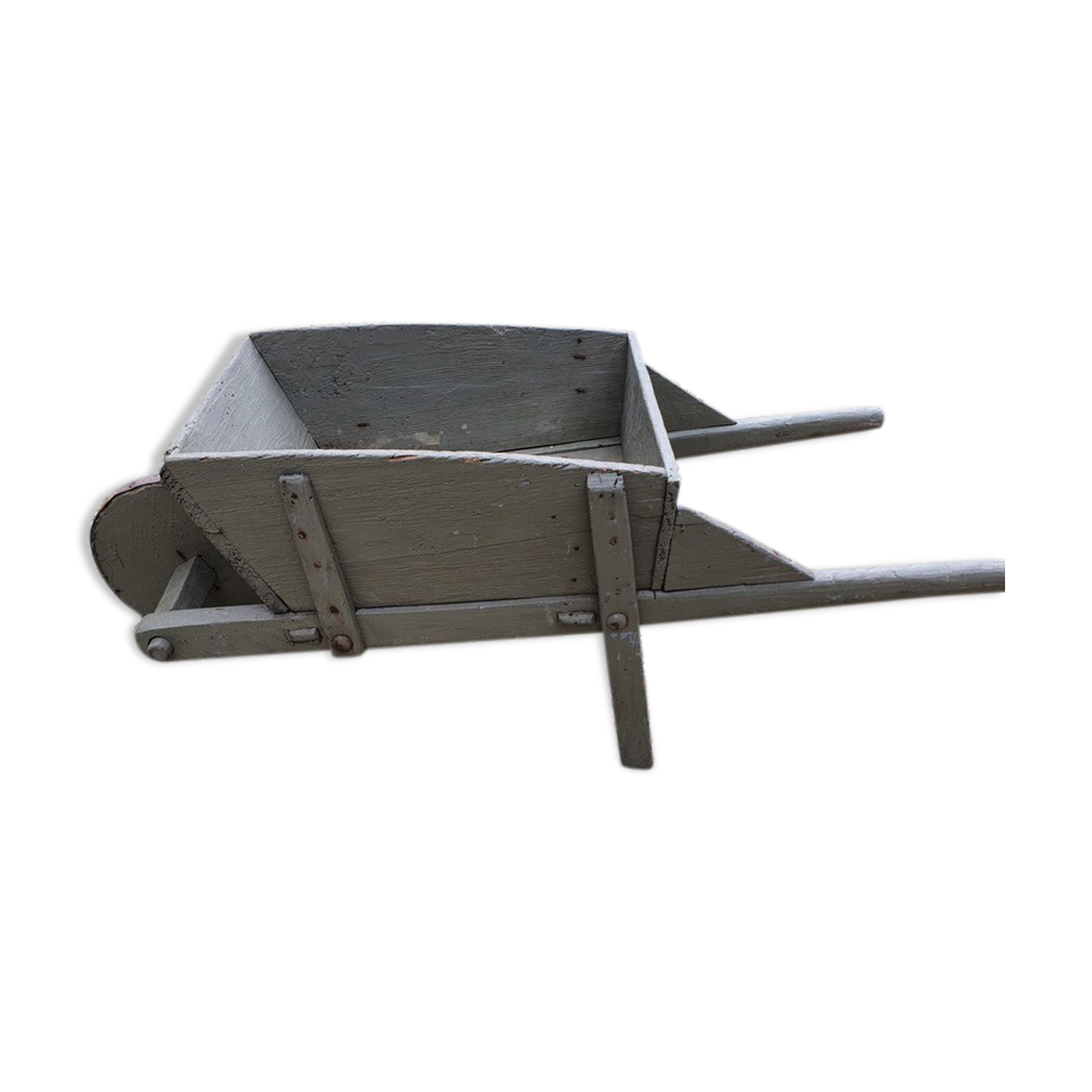 Vintage child wheelbarrow all wood