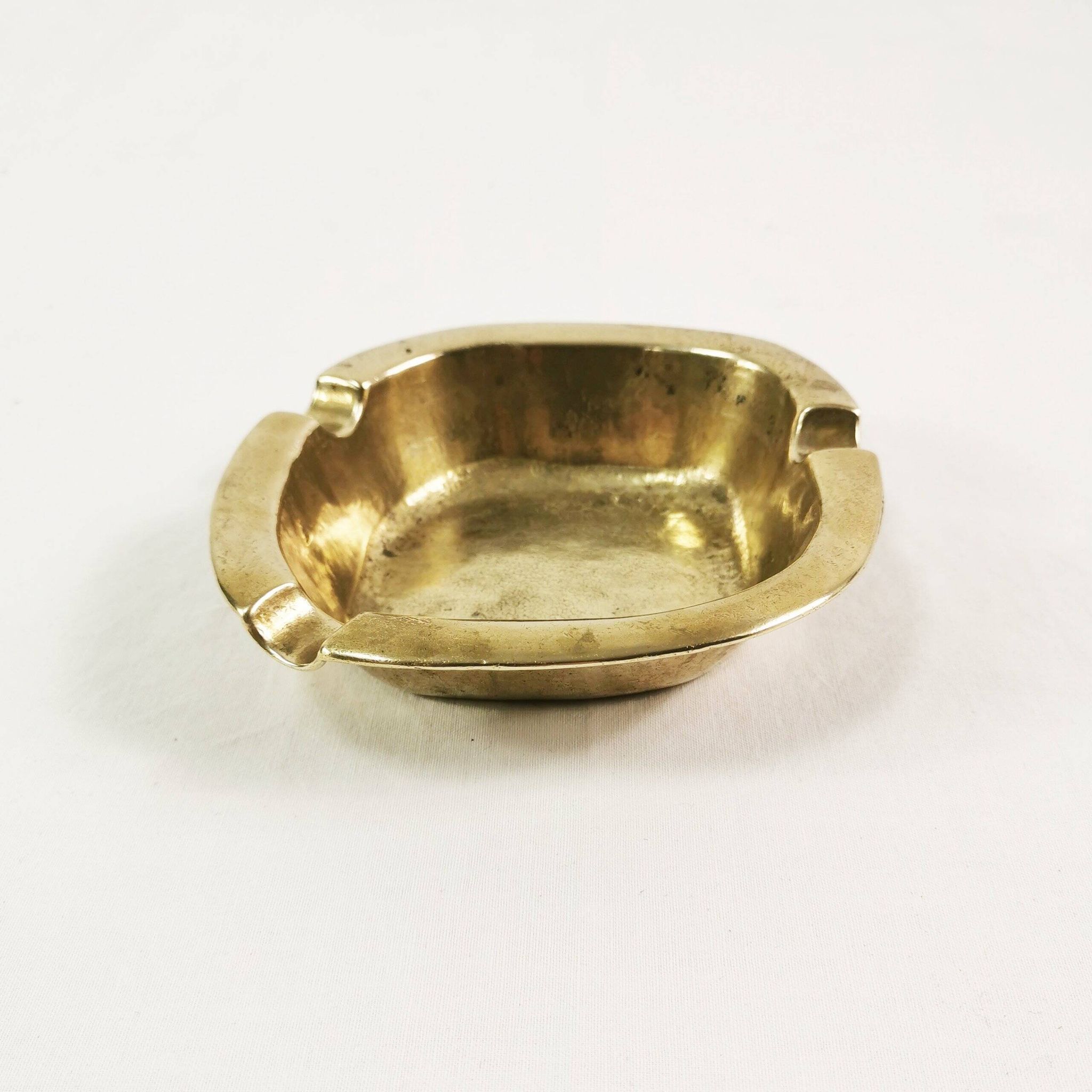 Art Deco brass ashtray, Germany, 1960s