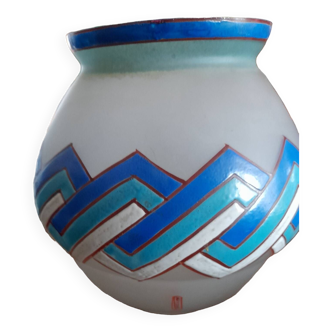 Art deco vase signed LEUNE