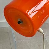 Lampe de table en verre orange par Jean-Paul Emonds-Alt pour Philips