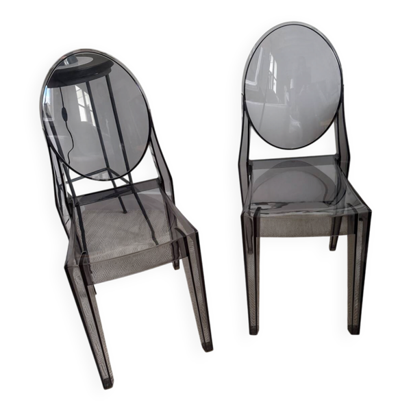 2 chaises Victoria Ghost de PH Stark