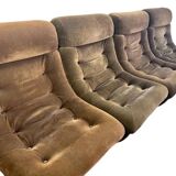 Vintage 4-piece modular sofa/couch/lounge meurop