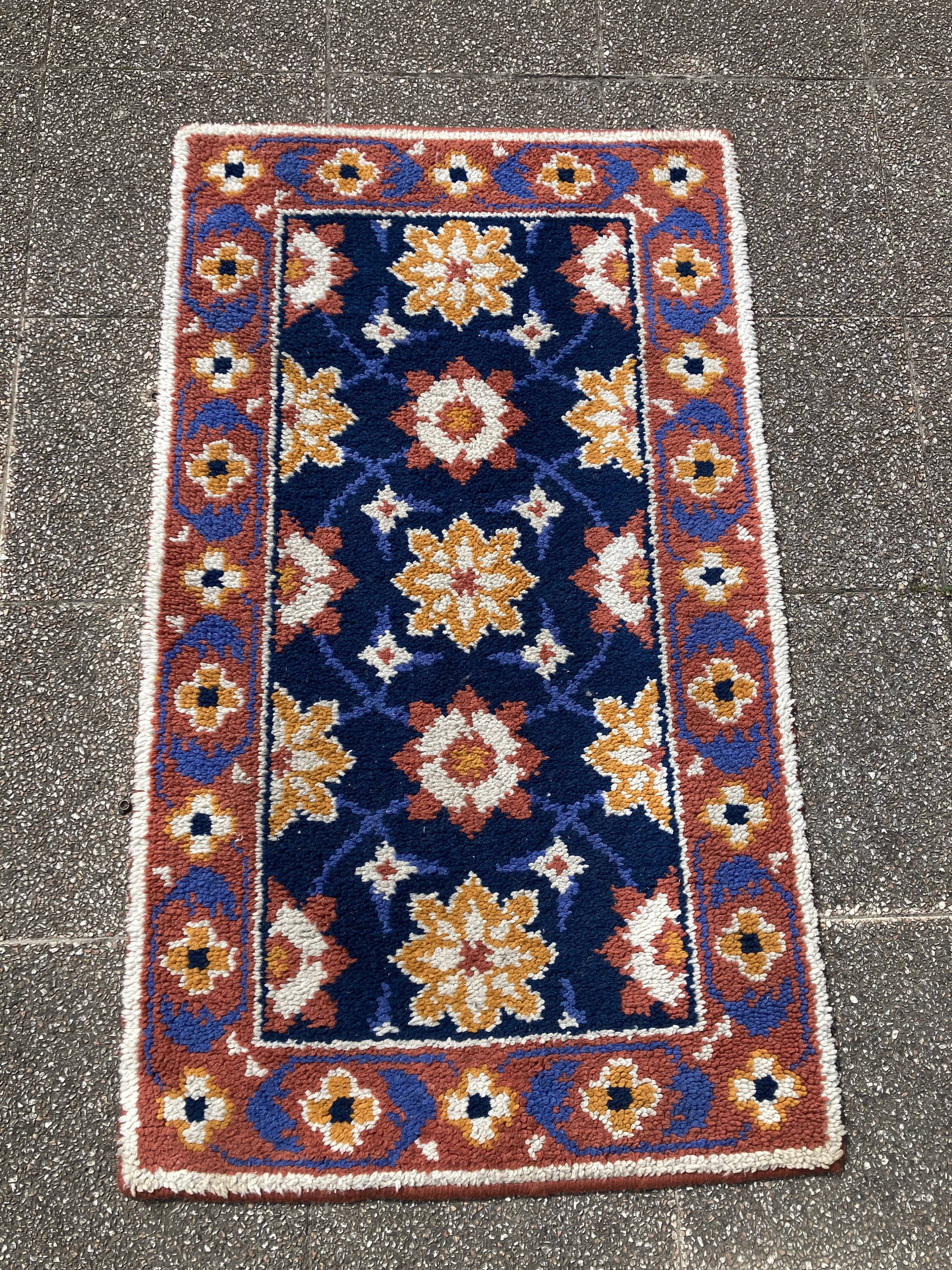 Tapis en laine coloré - 140x80cm
