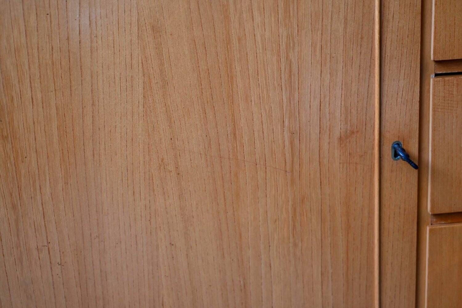 Small Scandinavian buffet from the 50s-60s in light oak.