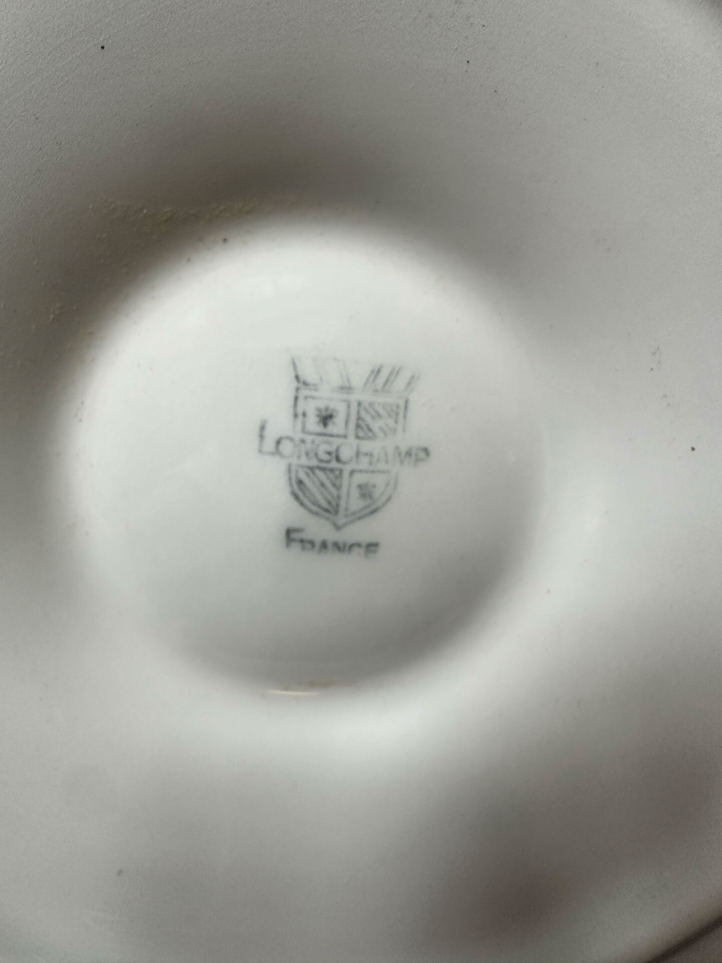 Vintage Longchamps oyster plate