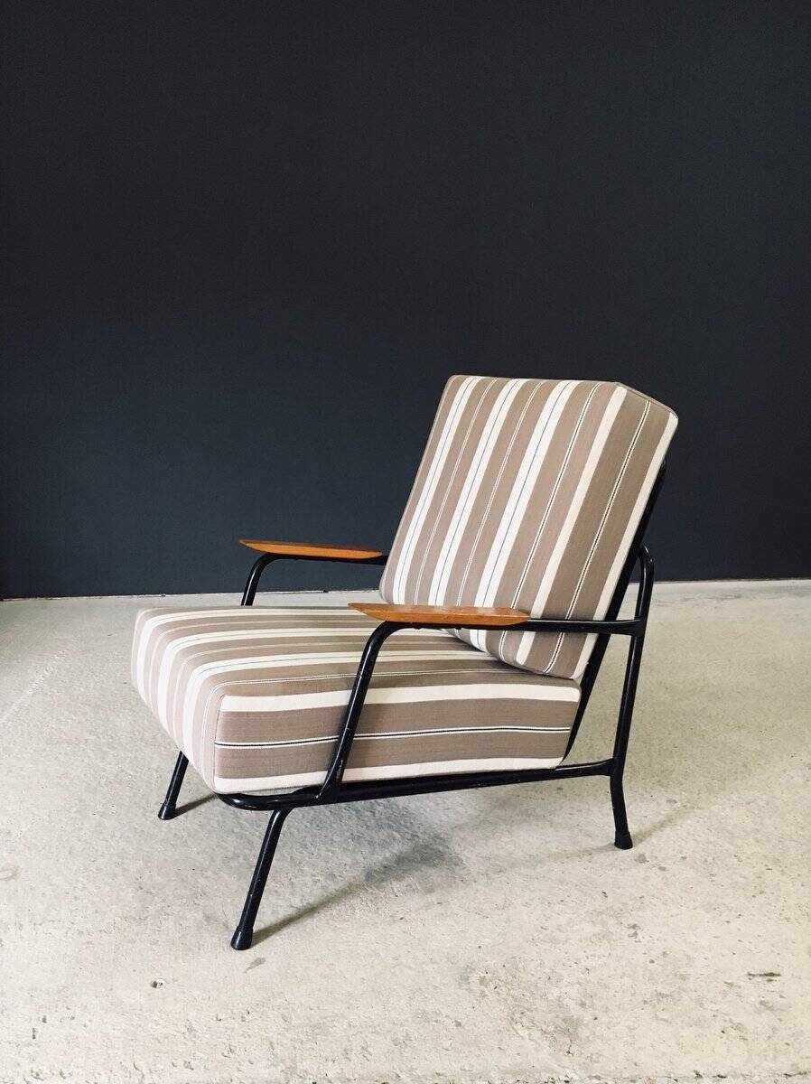 Mid-Century Modern Lounge Chair, France, 1950s