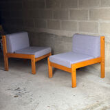 Baumann Esterel model armchairs, 1982