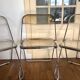 Three folding chairs Plia, Giancarlo Piretti for Castelli