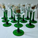 Set of 12 vintage Luminarcs stemmed glasses