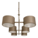 Grey metal Sputnik chandelier Stilnovo Lelli Style with 6 arms Italian