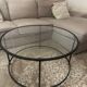 Glass coffee table - timeless and modern