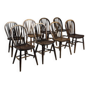 Ensemble de 8 chaises - anglaises