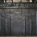 Plaque cheminée