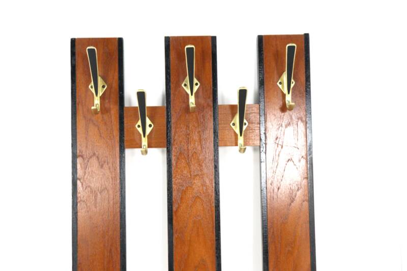 Wall coat rack 'Erika' - mid century modern - vintage