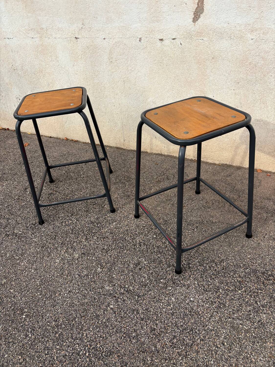 Set de 2 tabourets ind