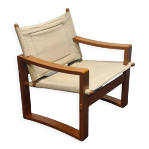 fauteuil danois vintage - teck