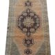 Tapis de couloir turc vintage 48x103 cm