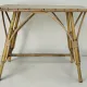 Side table / coffee table in rattan and bamboo, 1960s