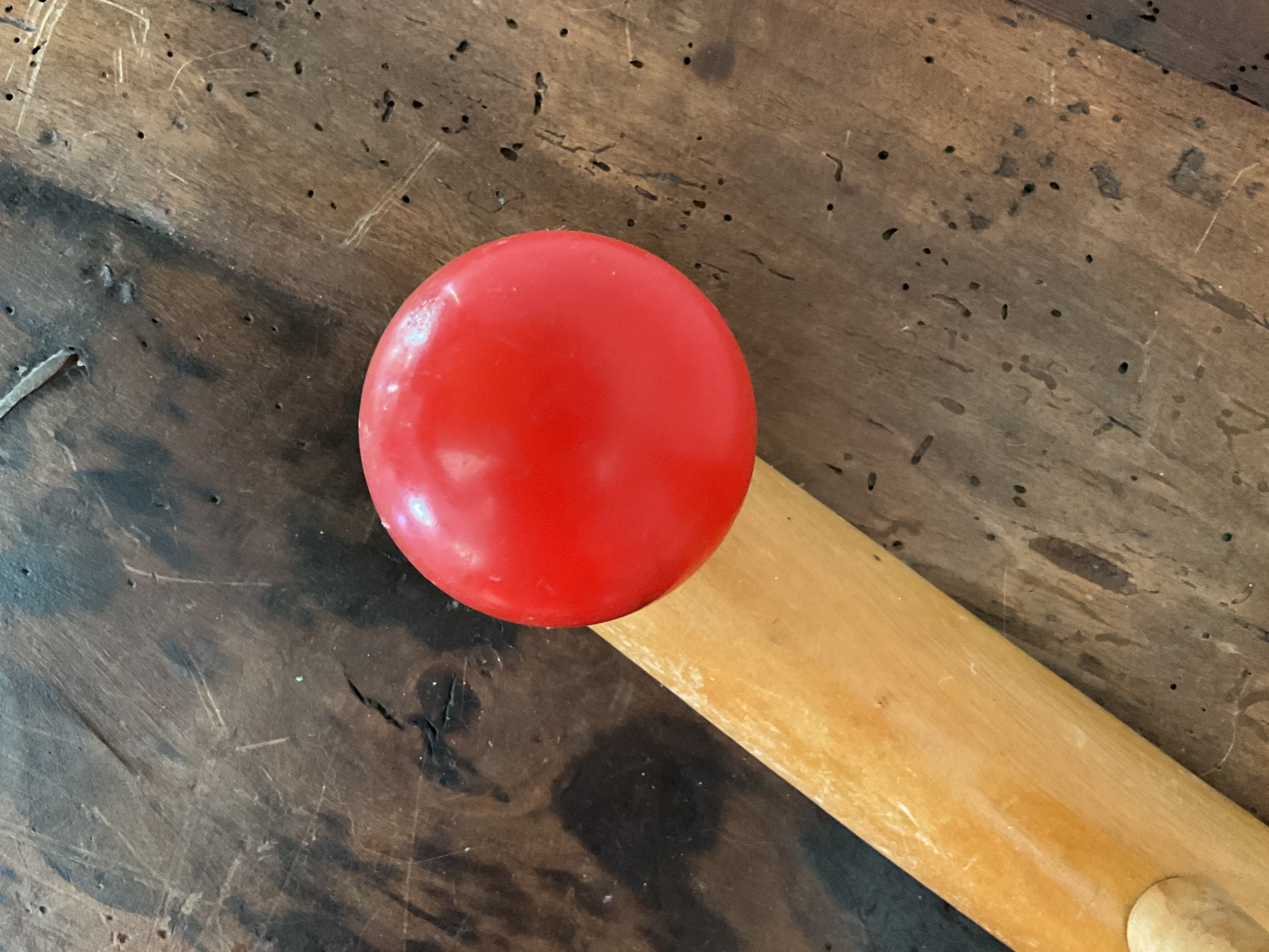 Patère en bois 60s