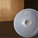 Biot glass soliflore vase