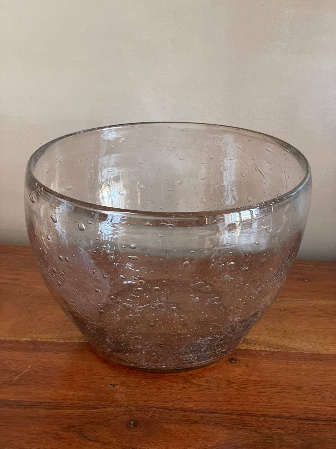 Coupe, saladier  en verre de Biot
