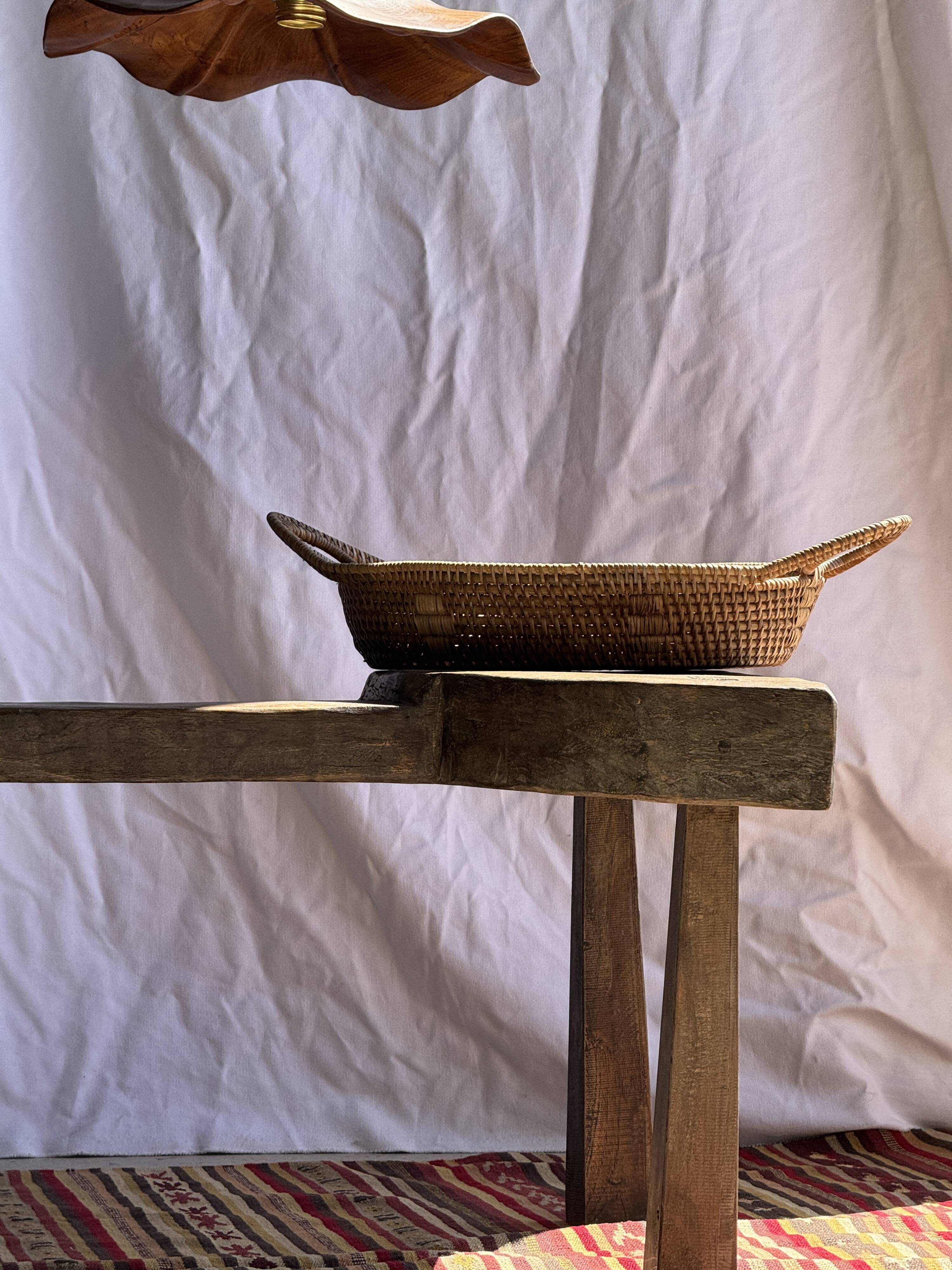 Average suspension flat wavy leaf in teak flower stripes D:40