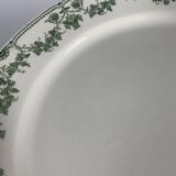 Set of 4 flat plates, "Champagne" model, Badonviller, early 20th century.