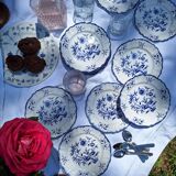 Dessert plates Sarreguemines Lancaster