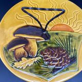 Vallauris mushroom pattern cheese board