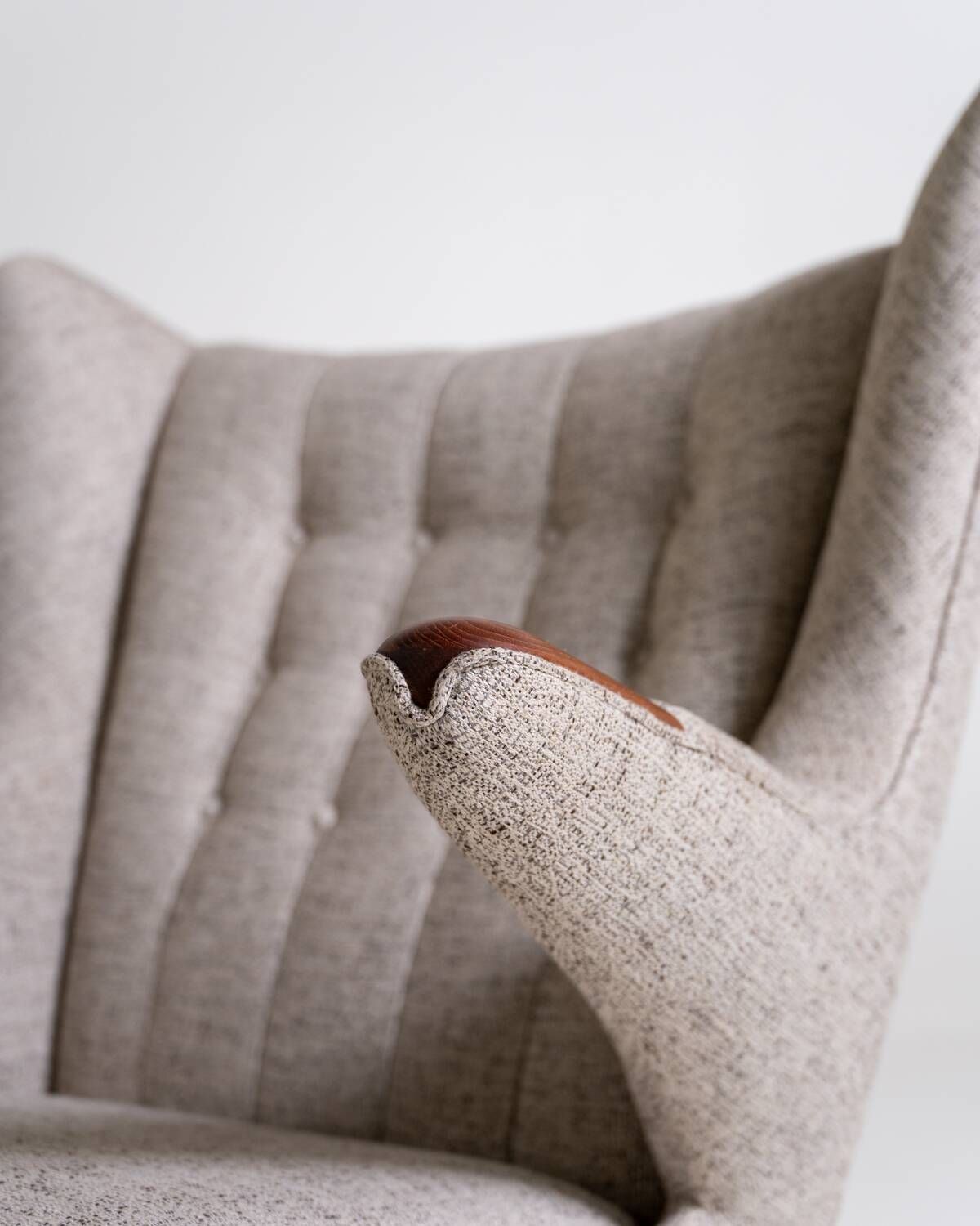 “Papa Bear” armchair and ottoman by Hans J. Wegner for A.P. Stolen, Denmark
