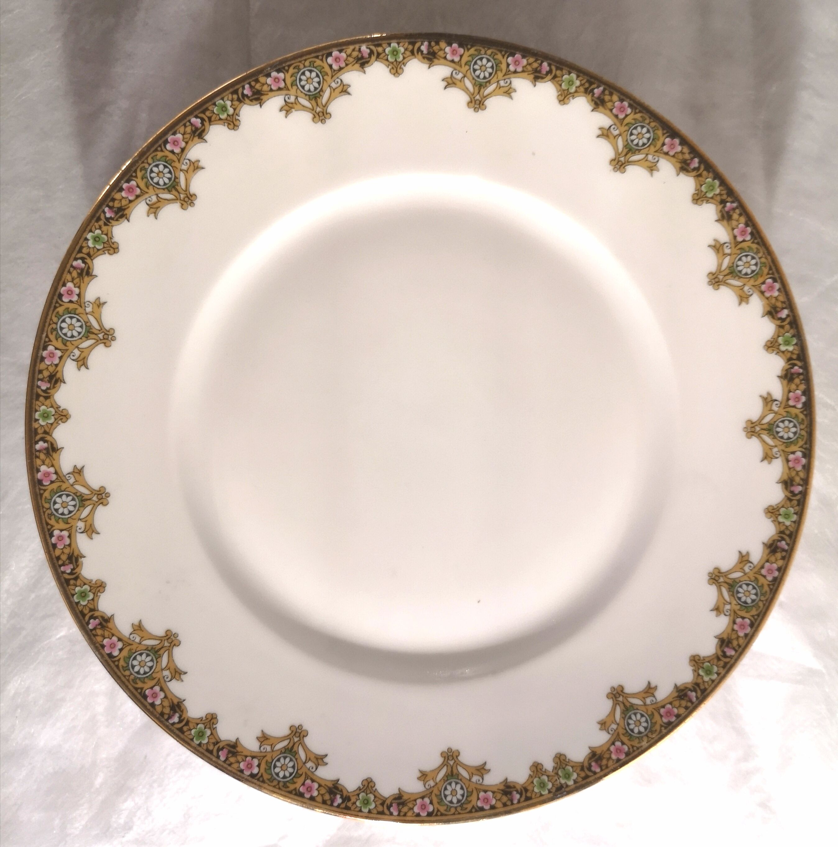 4 dessert plates vignaud limoges