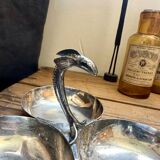 Serviteur ancien en métal argenté
