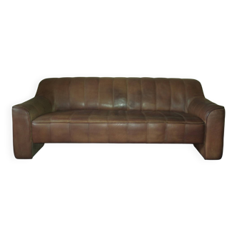 De Sede DS44 buffalo leather 3-seater sofa, Switzerland 1970s