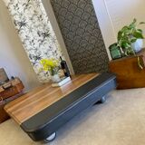 Table basse sur roues