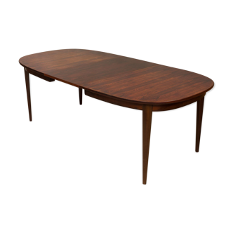 Omann Jun oval rosewood extension table